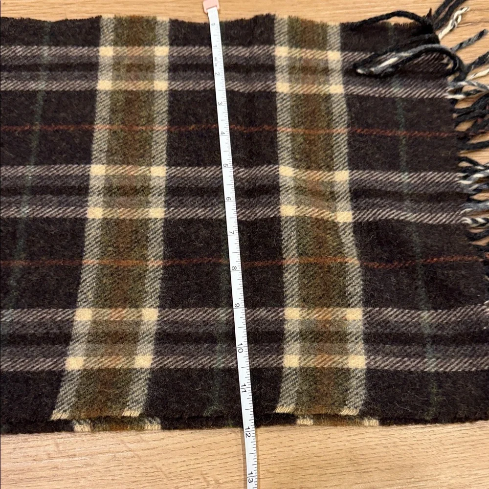 L.L. Bean Plaid Scarf - Black, Brown, and Gray
